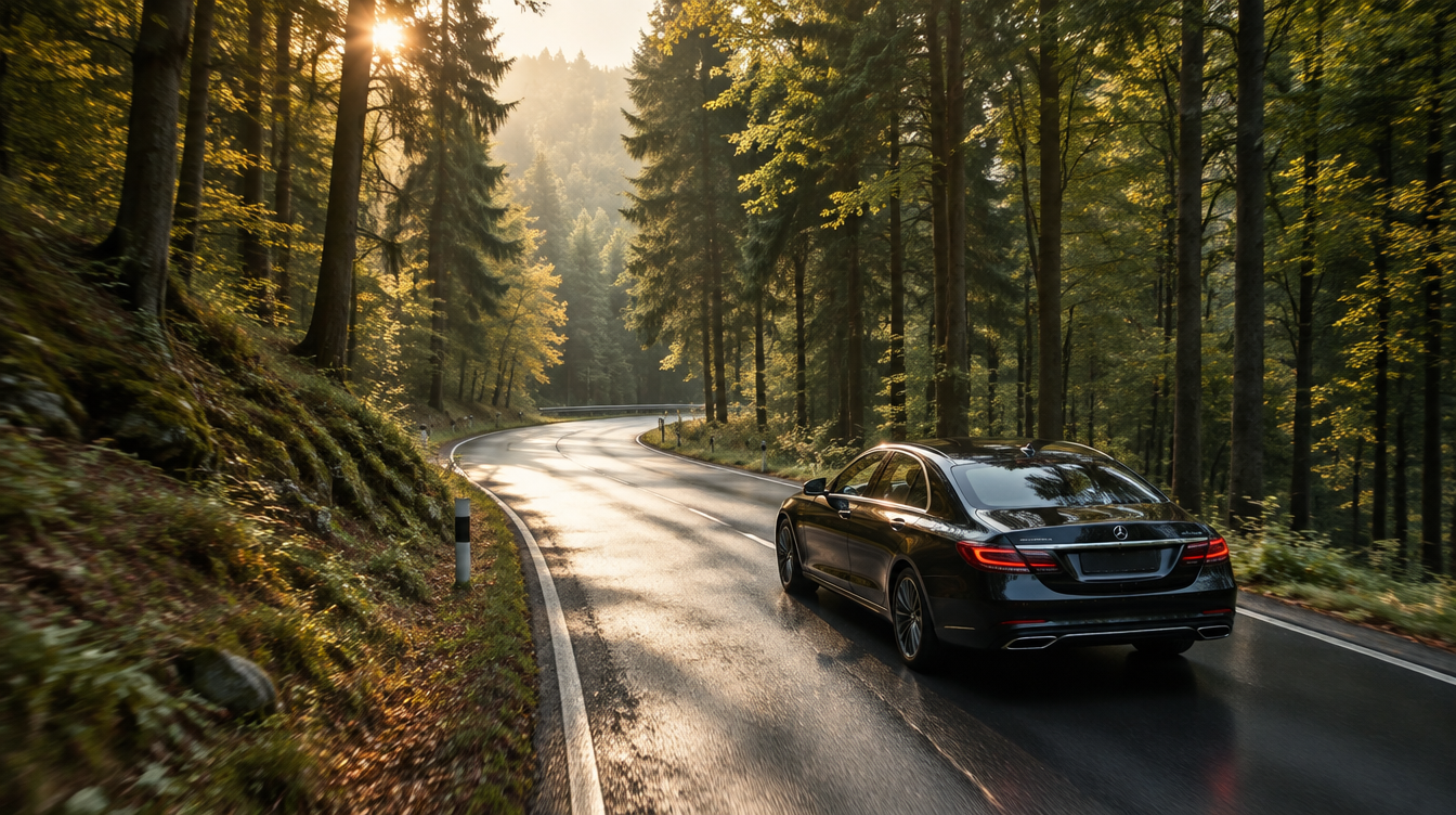 Through the forest — illustrative concept
